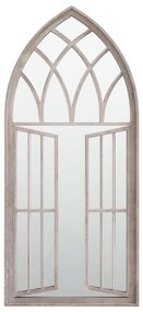 Oglinda de gradina, nisipiu, 100x45 cm, fier uz exterior 1, Nisip, 100 x 45 cm