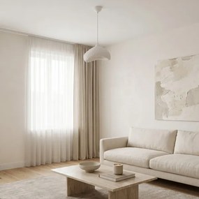 Brilagi - Lampă suspendată cu cablu WABI SABI 1xE27/40W/230V Ø 30 cm albă