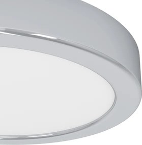 Eglo 901762 - Plafonieră LED pentru baie FUEVA LED/7,5W/230V Ø16,6 cm IP44 crom