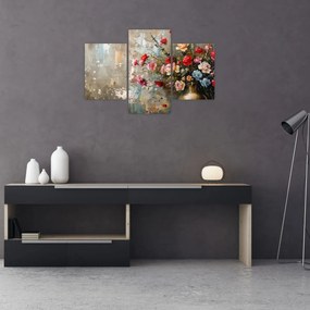 Tablou - Vaza de flori (90x60 cm)