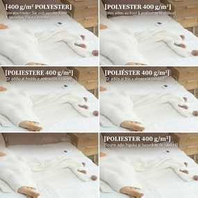 Pătură Încălzitoare HOMCOM 160x140 cm cu 5 Nivele de Căldură Alb | Aosom Romania