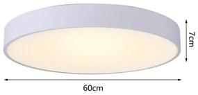 Plafonieră LED dimabilă Immax NEO 07206L RONDATE 53W/230V alb Tuya + telecomandă