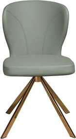 Scaun pivotant piele sintetica verde deschis Chair