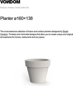 Ghiveci plante design decorativ exterior/interior MACETA PLANTER 160×138cm