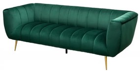 Canapea 3 locuri design elegant Noblesse, verde smarald