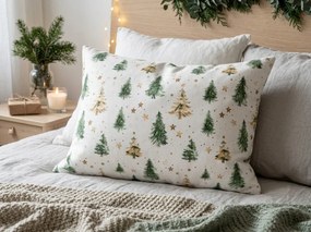 Fata de perna din bumbac CHRISTMAS FOREST 50x70 cm, colorat