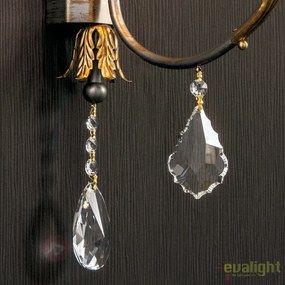 Aplica LUX super eleganta cu 2 brate Miramare WA 2-1301/2 silver-goldOR