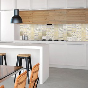 Set 24 autocolante Ambiance Scandinavian Tiles Stockholm, 10 x 10 cm