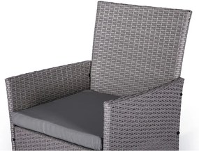 Set mobilier de grădină Le Bonom Fila, gri deschis