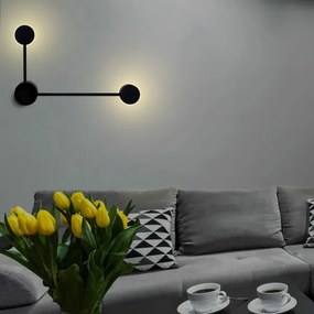 Aplică LED JOY 2xGX53/6W/230V negru