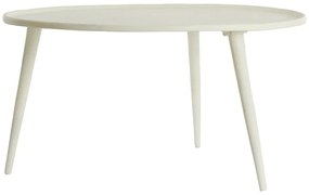 Măsuță de cafea crem rotundă din metal ø 67,5 cm Babina – Light &amp; Living