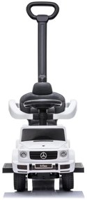 Bicicletă fără pedale Mercedes G350d 3 în 1 alb/negru