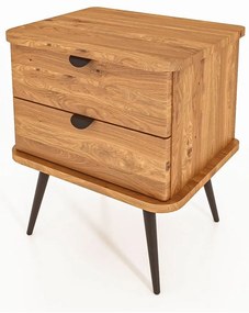 Noptieră din lemn de stejar Kula – The Beds