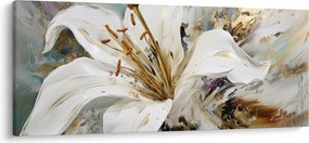 Tablou - Abstracție cu crin (120x50 cm)