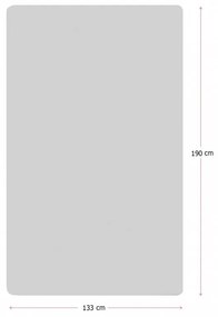 Covor Chilai Home 770CNF9156, 133x190 cm, Fibre poliamide antibacteriene, Gri