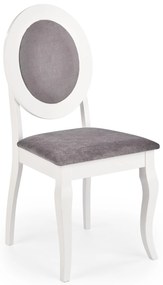 Scaun de sufragerie Bentlix (gri + alb). Promo -6%. 1008325