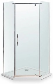 Celtic 100x100 cm cabină de duș pentagonală cu tavă de duș