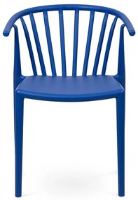 Scaun de grădină albastru din plastic Capri – Bonami Essentials