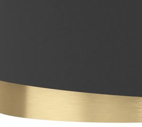 Plafonieră Eglo 39924 MANDERLINE 1xE27/40W/230V negru/auriu