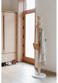 Cuier din lemn de arbore de cauciuc alb-natural Flapper – Umbra