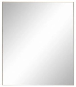 Dulap de baie în culoare naturală suspendat/cu oglindă cu aspect de lemn de stejar 60x70 cm Wisla – Støraa