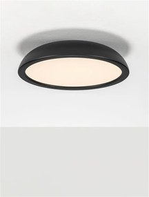 Lustra LED aplicata stil modern FELICIA negru 45cm