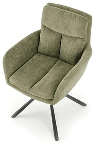Scaun rotativ K495 stofa olive