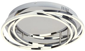 Lustra aplicata LED metal cromat Selena 46cm 2183 RX
