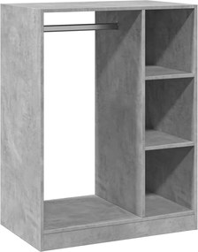 vidaXL Dulap, gri beton, 77x48x102 cm, lemn prelucrat