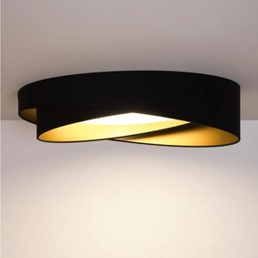 BRILAGI- Plafonieră LED VELVET TWIST LED/24W/230V 4000K Ø 55 cm negru/auriu