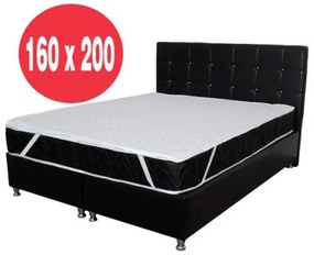 Set saltea superortopedica lux praga 160x200 plus husa hipoa