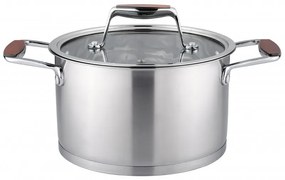 Oala Oliver Voltz OV51210P22 Berlin Premium Collection, 22 cm, 4.7 L, Otel inoxidabil 18/10, Inductie, Inox