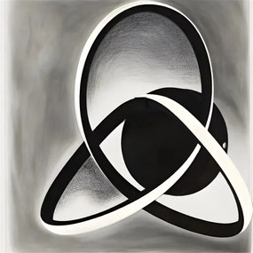 Aplica LED de perete INDIGO, 14W, 230V, neagră