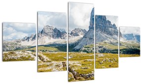 Tablou - Dolomite italiene (125x70 cm), în 40 de alte dimensiuni noi