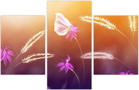 Tablou - Fluture roz (90x60 cm)