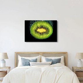 Tablou - detailu cu kiwi în apă (90x60 cm)