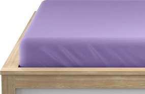 Cearsaf Jersey EXCLUSIVE cu elastic mov deschis 140 x 200 cm
