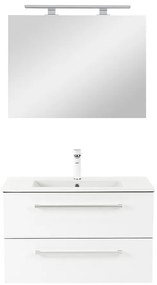 Mobilier complet de baie Vario Clam 80 antracit-alb