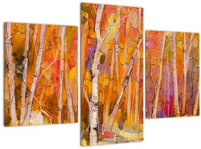Tablou - Pădurea toamna (90x60 cm)