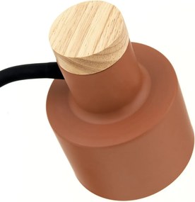Lampa de birou Gili rosu coral