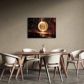 Tablou cu bilă iluminată (70x50 cm)