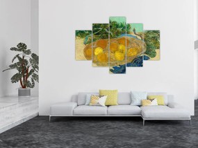 Tablou - Vincent van Gogh, Still Life of  Oranges and Lemons with  Blue Gloves, reproducere (150x105 cm)