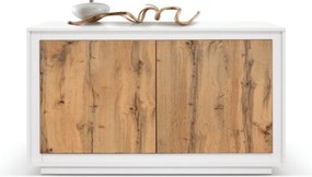 COMODA INDUSTRY - LEMN RUSTIC - 140 CM / 50 CM / H 80 CM