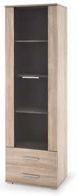 Vitrina cu raft înalt Lima, stejar sonoma