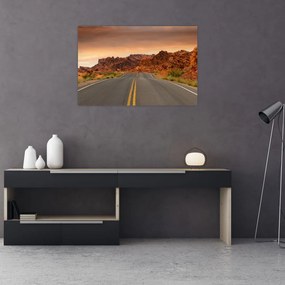 Tablou cu drum și piere (90x60 cm)