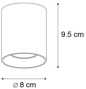 Spotlight auriu - Tubo