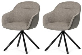 Set de scaune de sufragerie cu mecanism deîntoarcere DCH-Y1143 BG2, 2 buc.