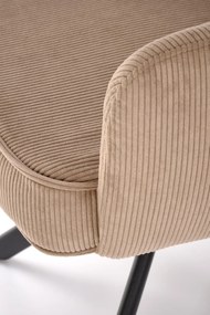 Scaun rotativ K528 velvet cappuccino