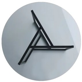 Măsuță de cafea TRIO 42x75 cm neagră