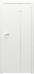 Usa de interior plianta   pliabila ALFA DR, Alb, Folie Decor, 880 x 2070